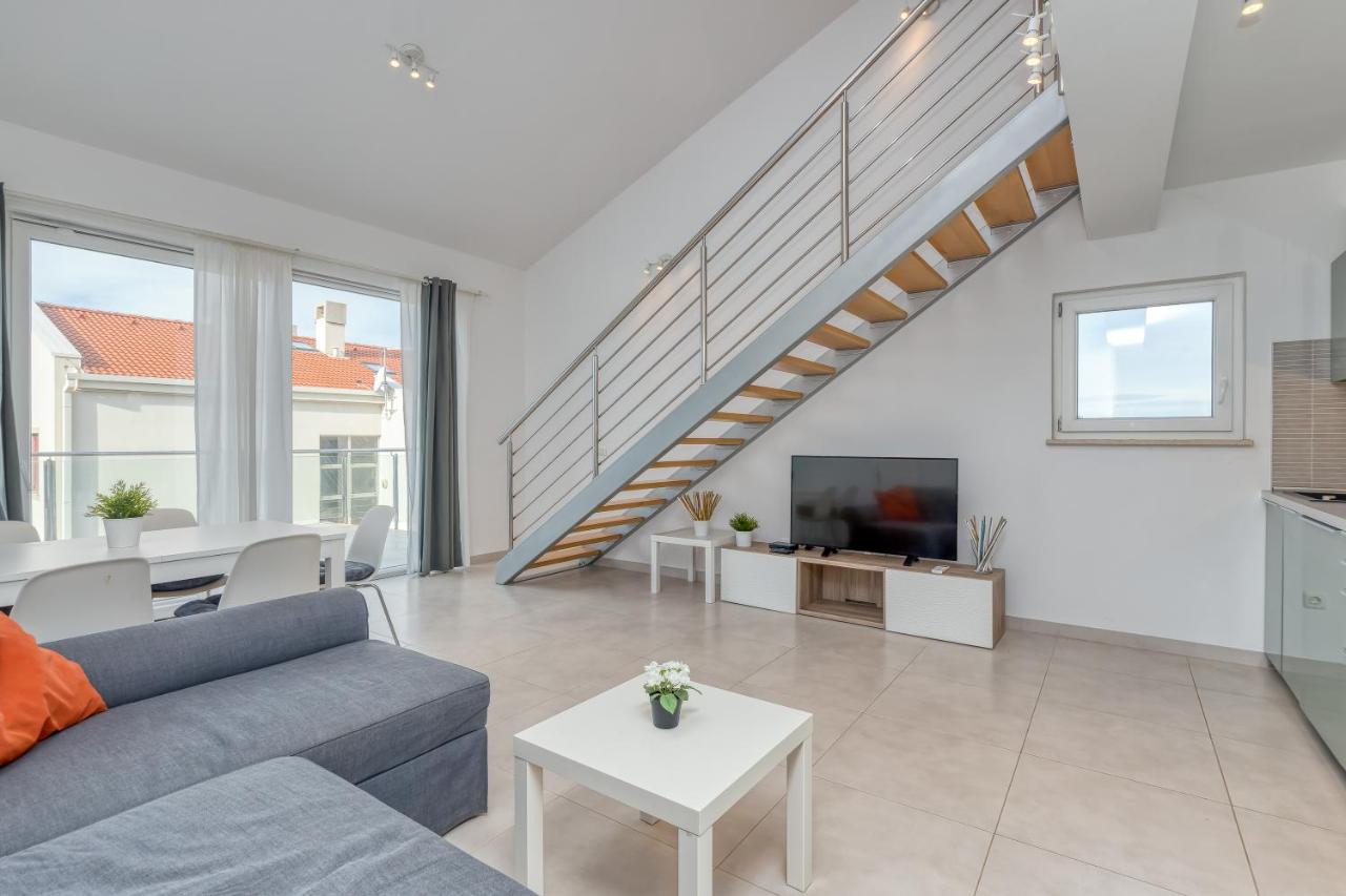 Living room with sofa and TV